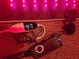 Customer photo review of LUMYHEALTH™ Leather Red Light Therapy Mat with Neck Support