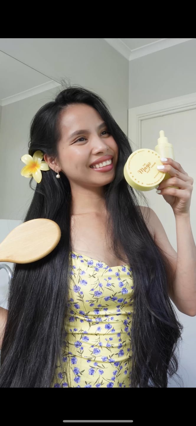 Customer photo review of The Complete Magic Hair Bundle