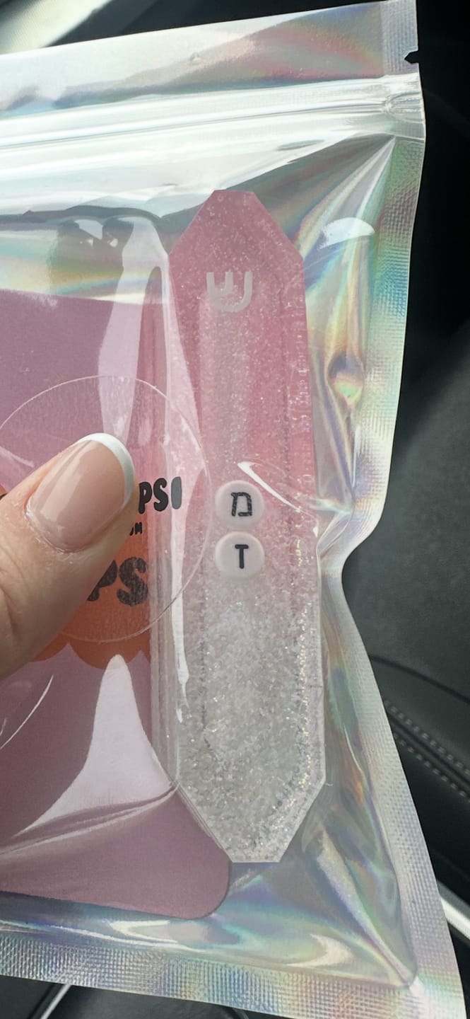Customer photo review of Build Your Own Mezuzah