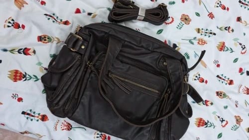 Customer photo review of Sac de Cours Marron - Rosie