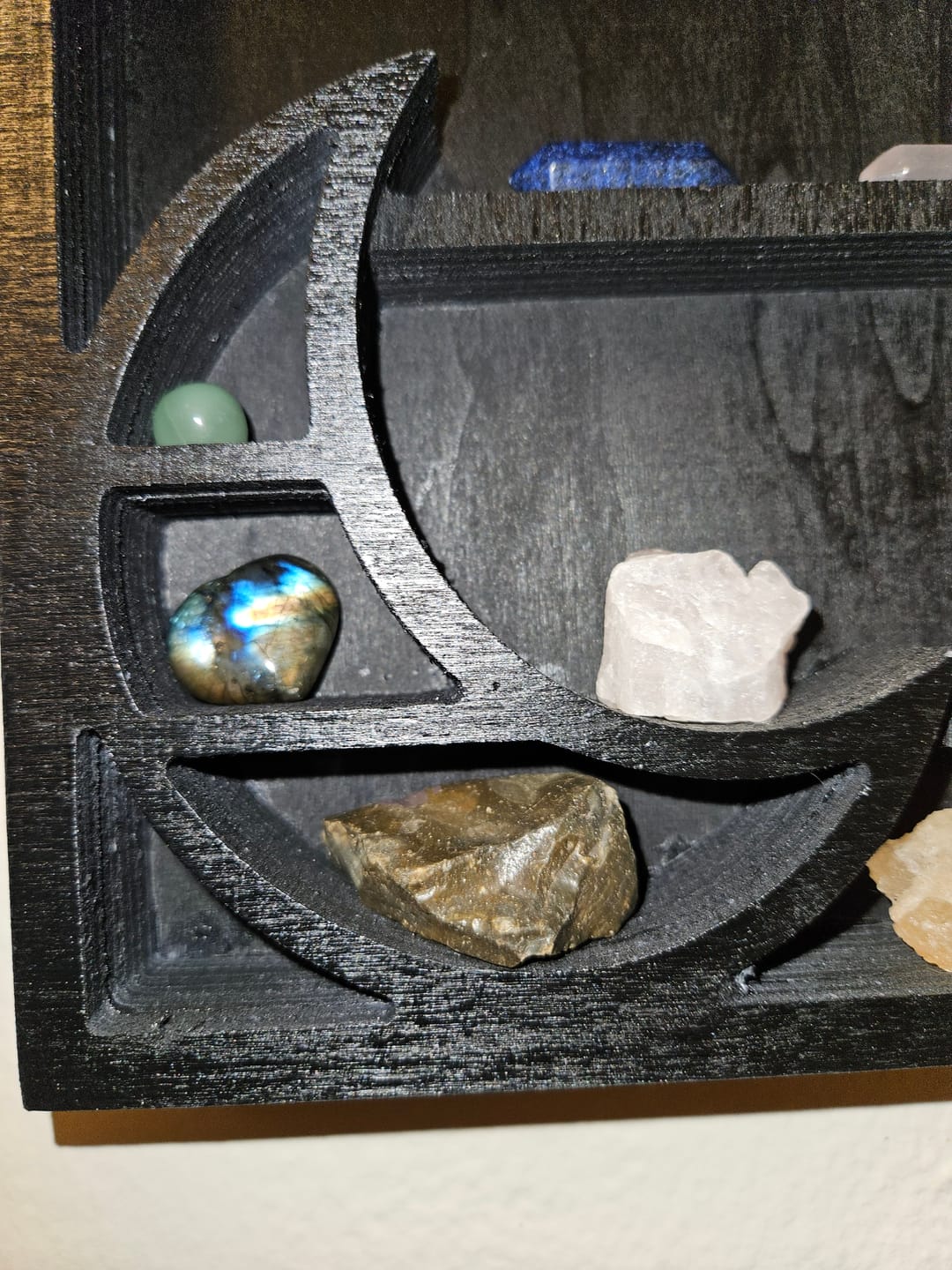 Customer photo review of Labradorite Heart