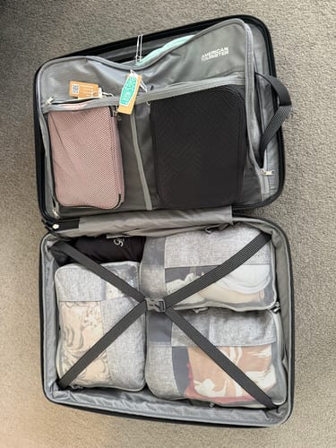 Customer photo review of Bagsmart Compression Packing Cubes