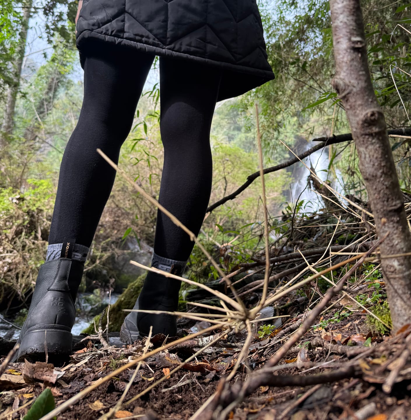 Customer photo review of Botín Explorer 2 Negro Rústico Mujer