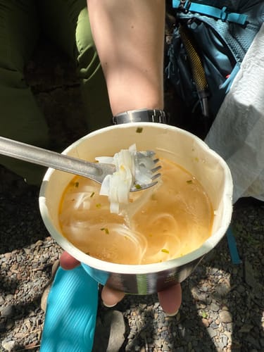 Customer photo review of Peak Refuel Titanium Spork