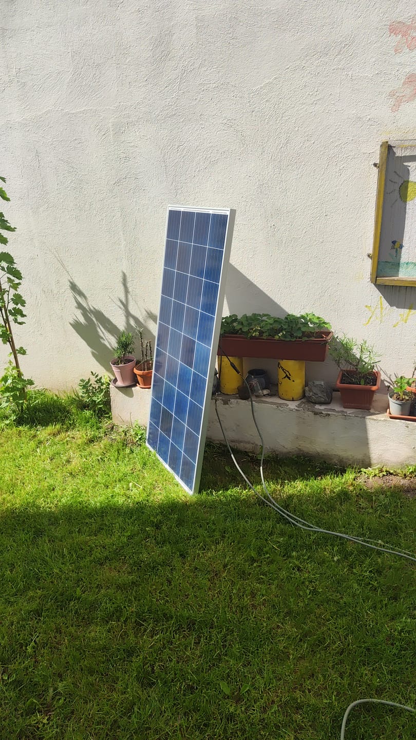 Customer photo review of Panou Solar Fotovoltaic 165W policristalin