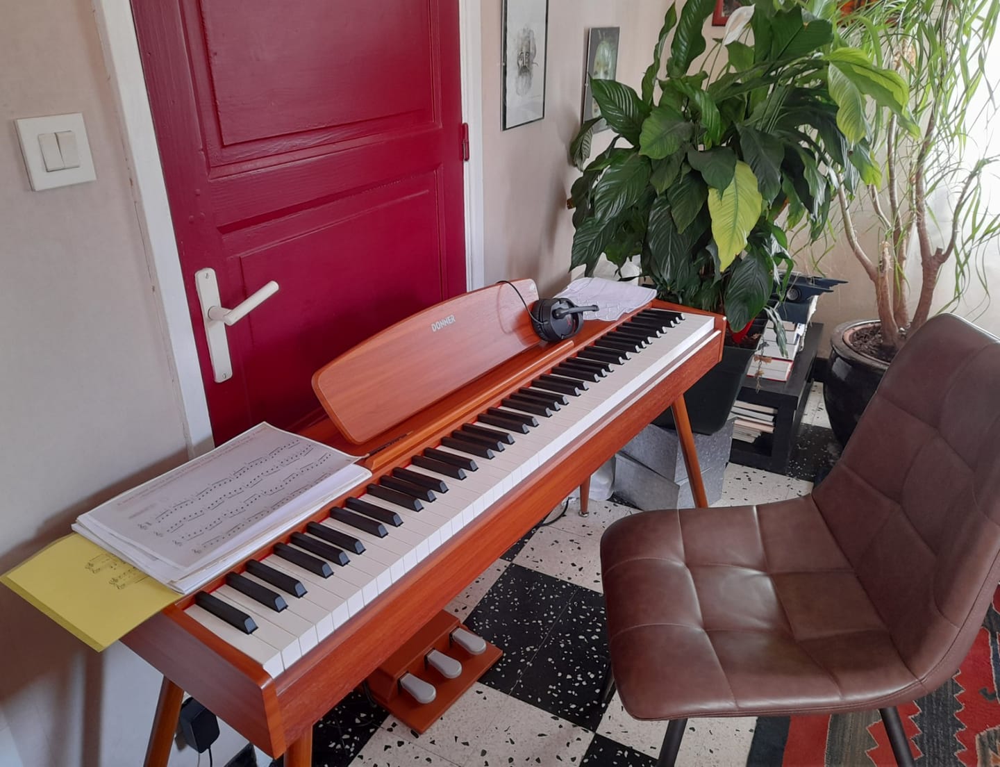 Customer photo review of Donner DDP-80 Piano numérique domestique 88 touches Style boisé