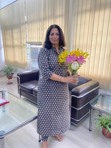 Customer photo review of "Kajal" Hand Block Printed Cotton Co-ord Set-2pc