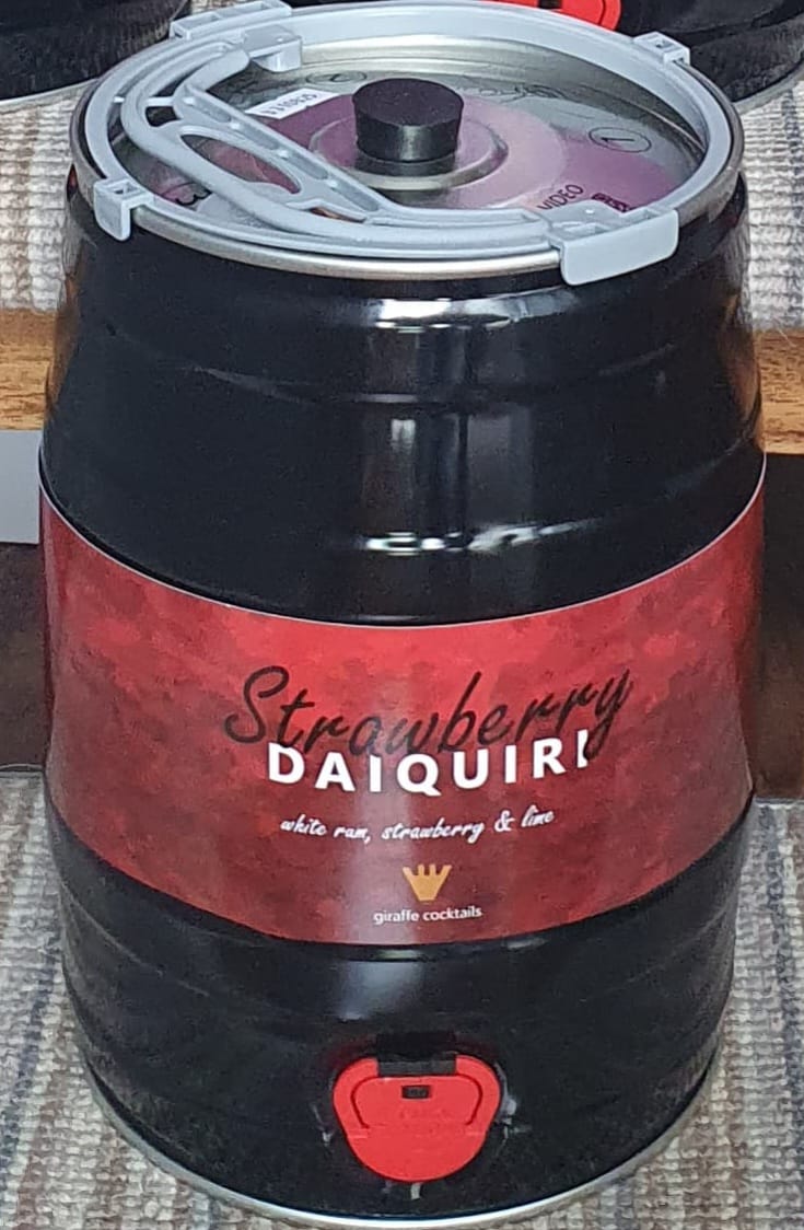 Customer photo review of Strawberry Daiquiri 5L Party Keg