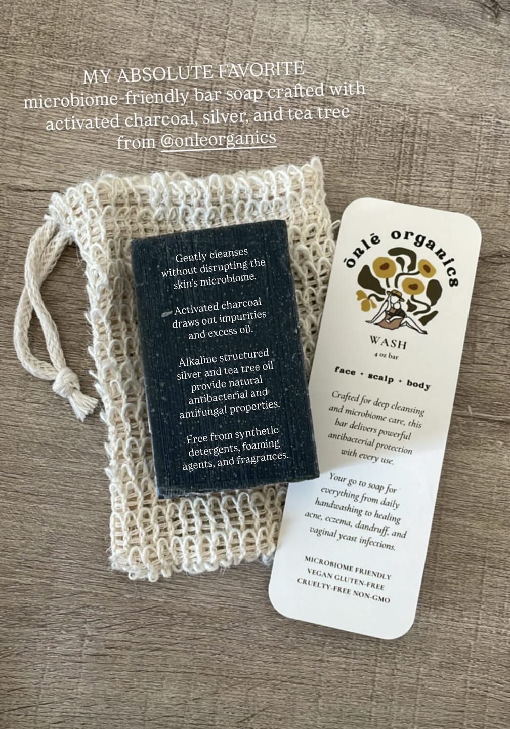 Customer photo review of Wash Face and Body Bar Soap