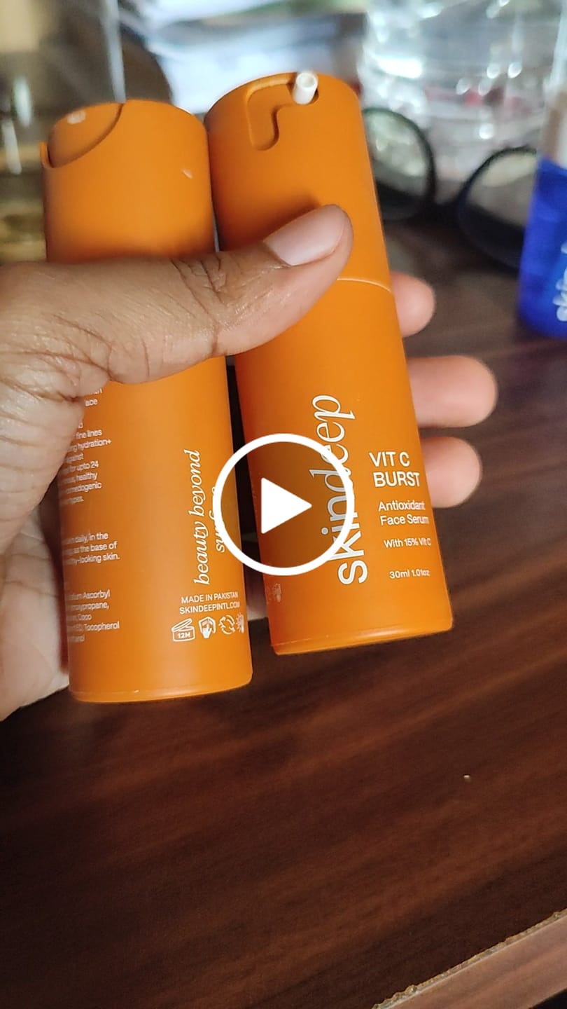 Customer video review of Vit C BURST - Antioxidant Face Serum