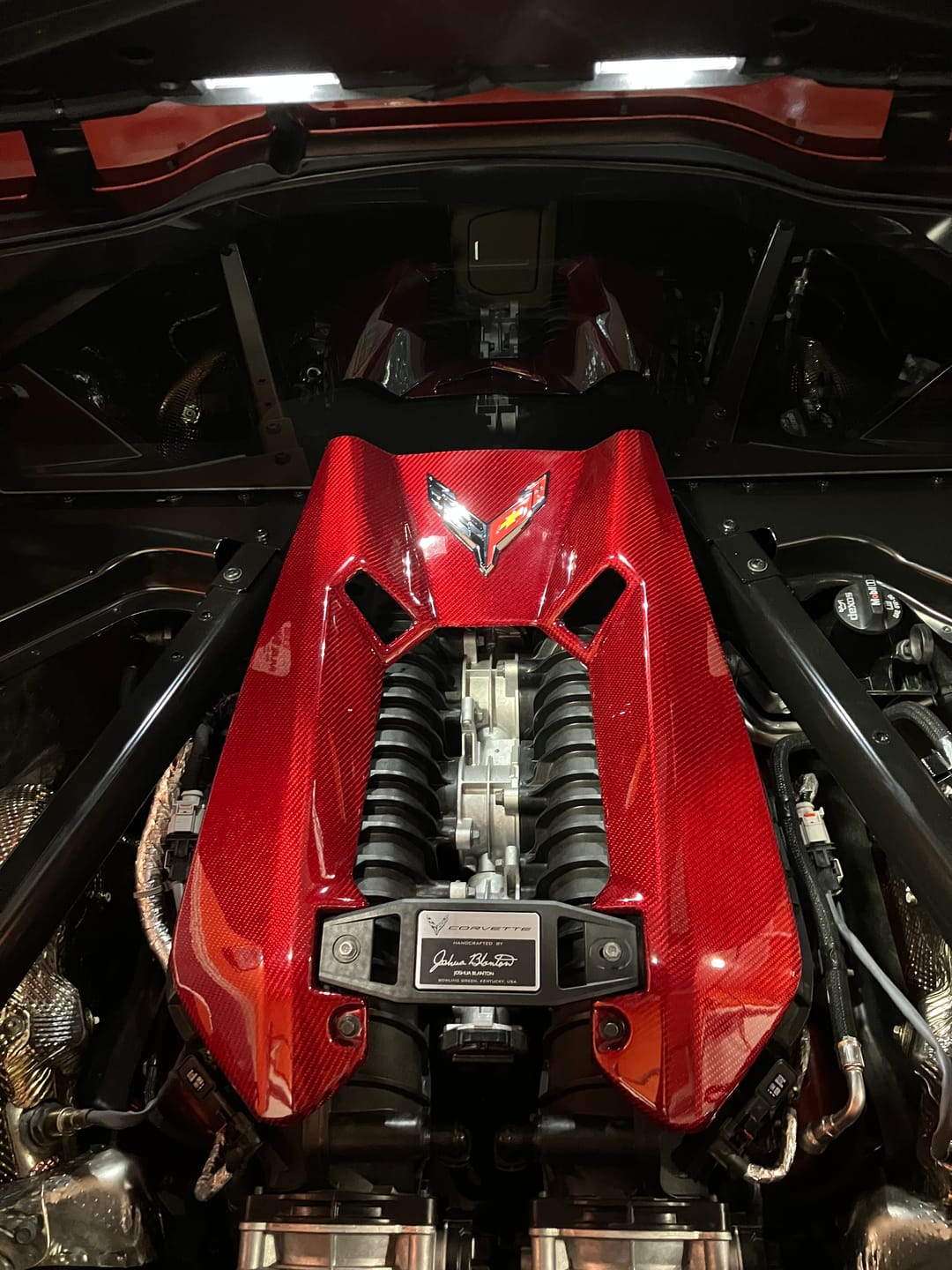 Customer photo review of C8 Corvette Z06 LT6 Real Carbon Fiber Engine Cover