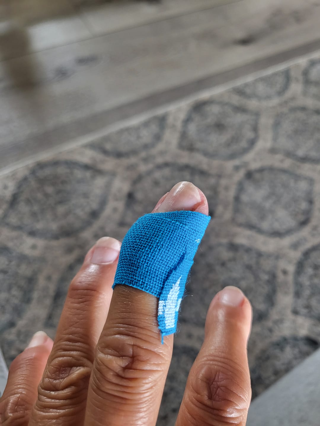 Customer photo review of CBD Muscle Tape