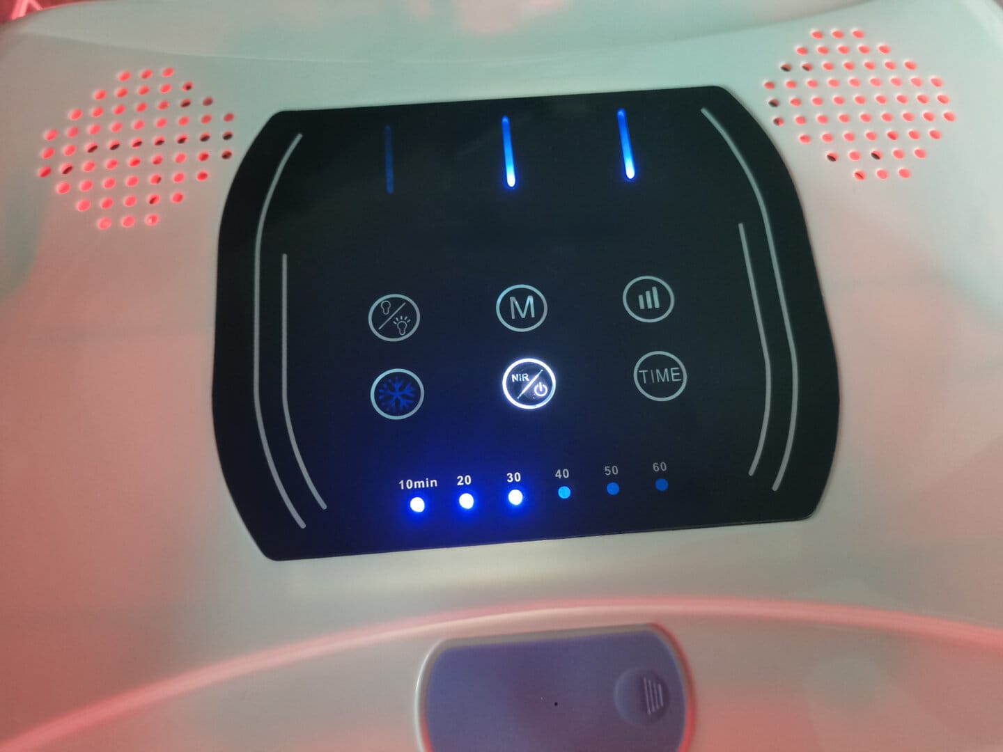 Customer photo review of Lumyhealth Salon LED Light Therapy Device