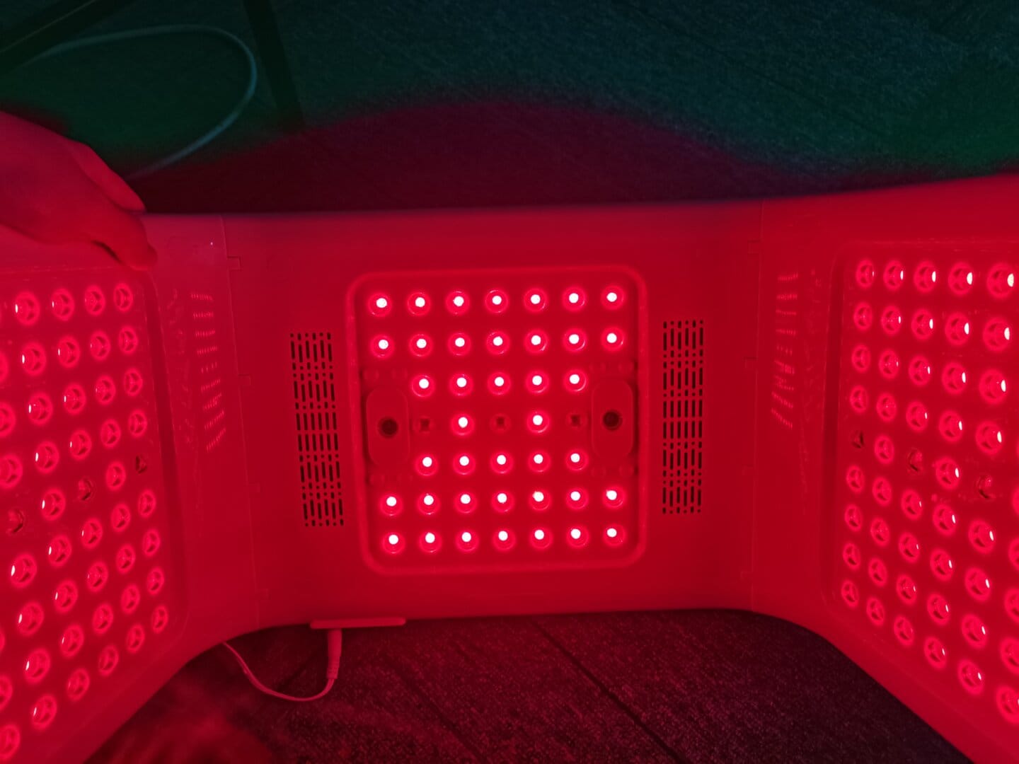Customer photo review of Lumyhealth Salon LED Light Therapy Device