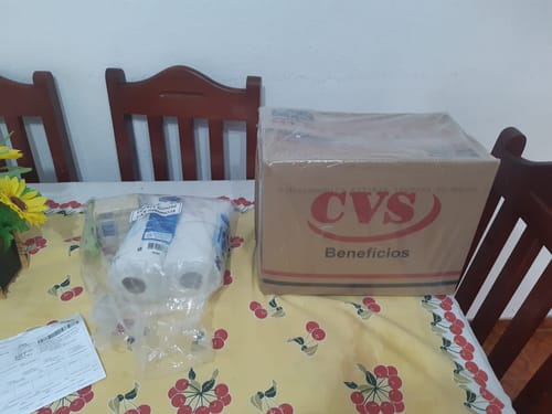 Customer photo review of Cesta Básica Econômica Kit