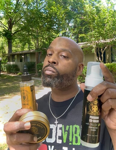 Customer photo review of Beard Care Kit