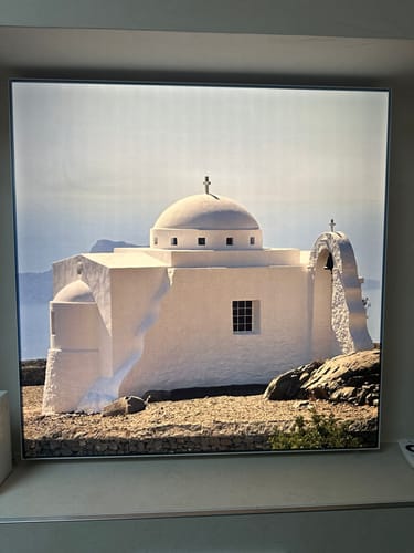 Customer photo review of Canvalight® Leuchtbild | Eigenes Motiv | Quadrat