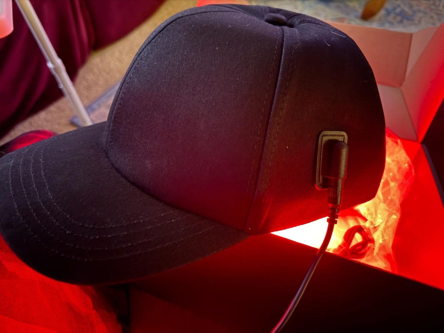 Customer photo review of LED Therapy Cap