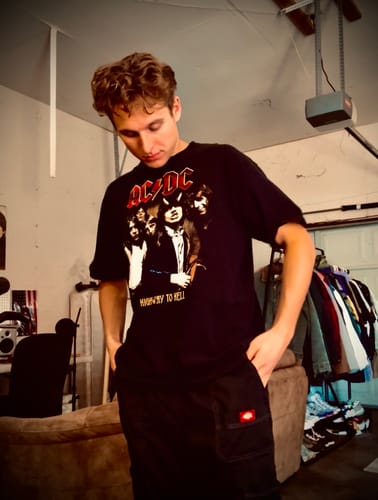 Customer photo review of Wholesale Rock & Music T-Shirts