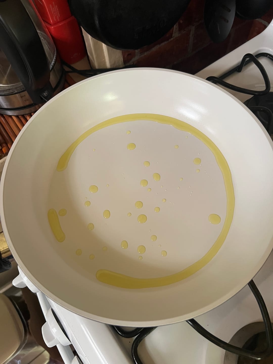 Customer photo review of P600 11.5" Ceramic Fry Pan – Non-Stick, Durable & Versatile Cookware
