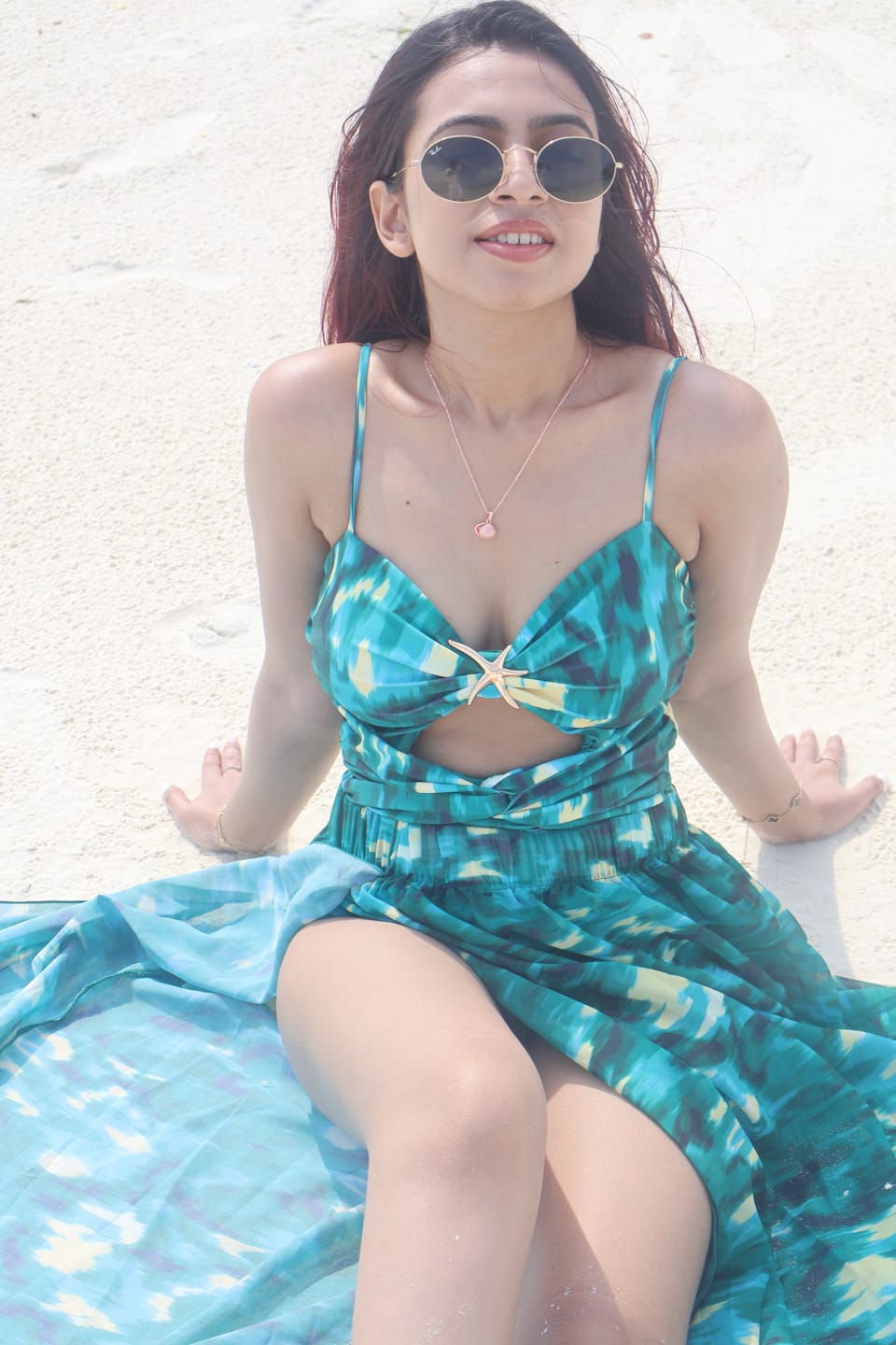 Customer photo review of Aspen Swimsuit With Sarong skirt