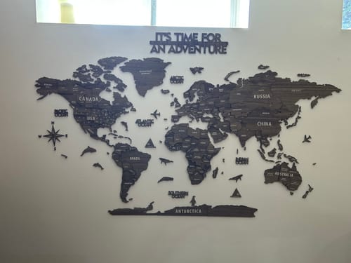 Customer photo review of Pins of Map
