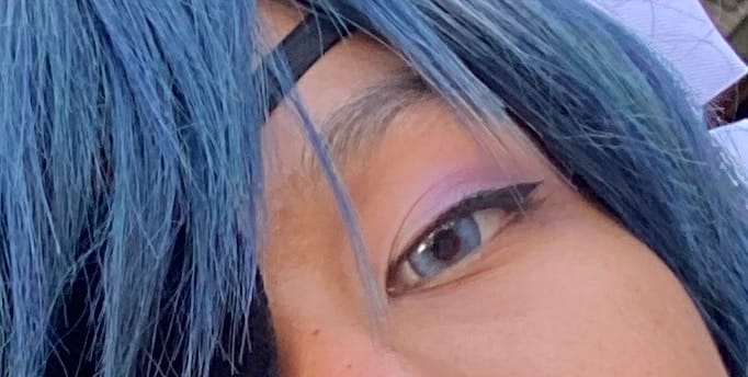 Customer photo review of Pretty Blue Affair