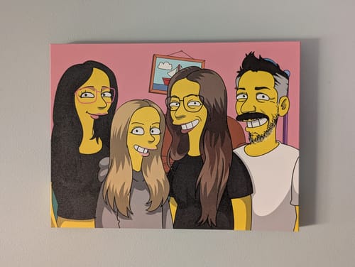 Customer photo review of Turn Me Yellow — Digital Portrait