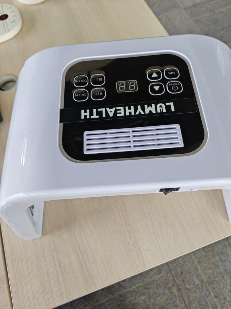 Customer photo review of Lumyhealth Salon LED Light Therapy Device