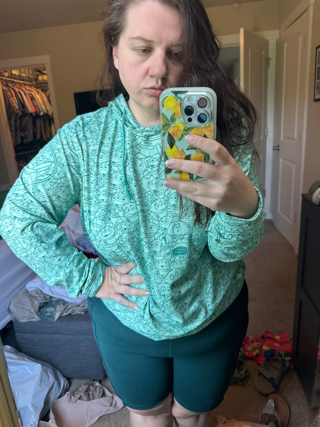 Customer photo review of Disney and Pixar Toy Story “The Crane Escape” – Performance Hoodie