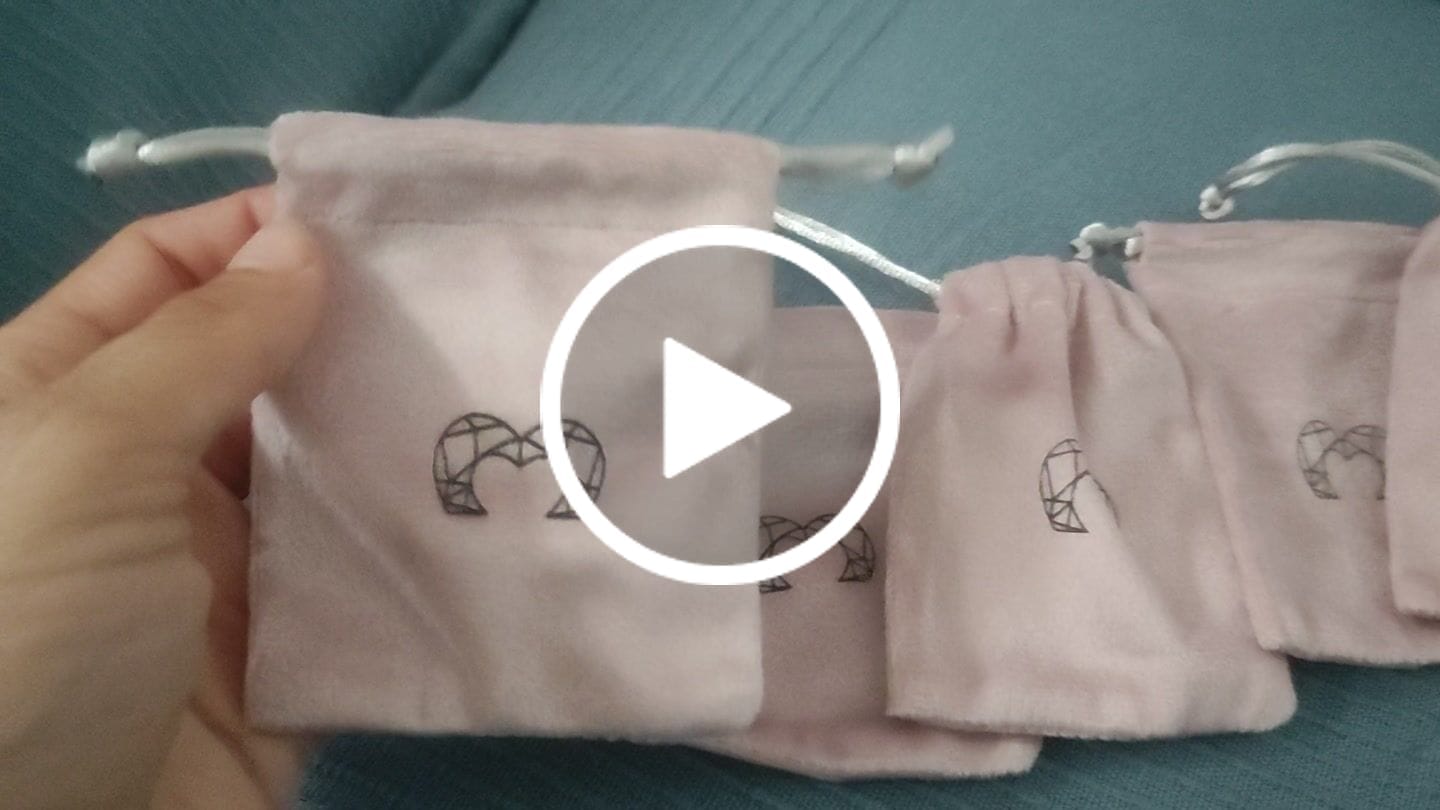 Customer video review of Bolsita Regalo Sweet Pink
