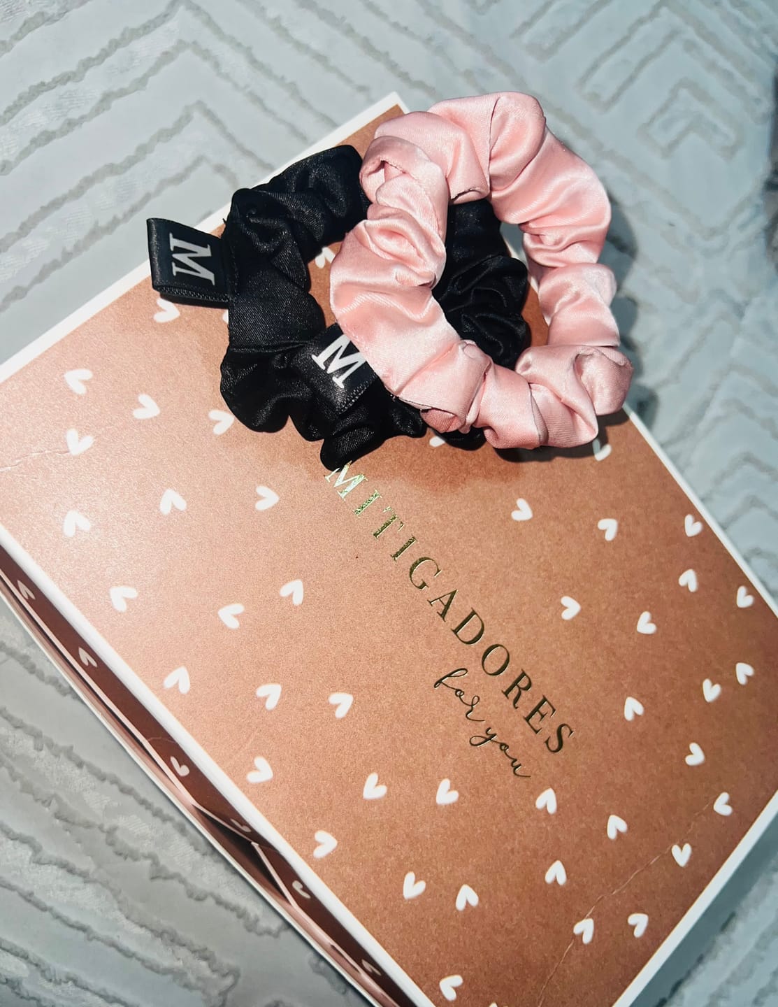 Customer photo review of Scrunchies Mini - Satin