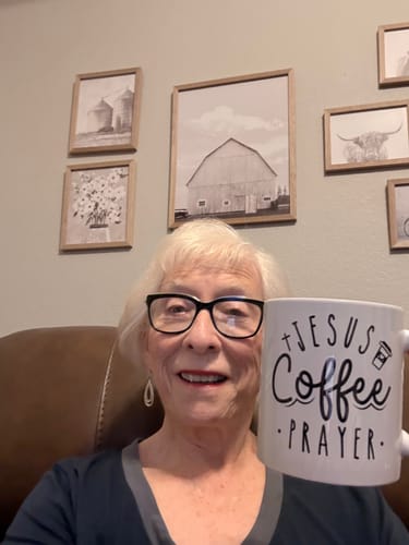 Customer photo review of Jesus, Coffee and Prayer Mug