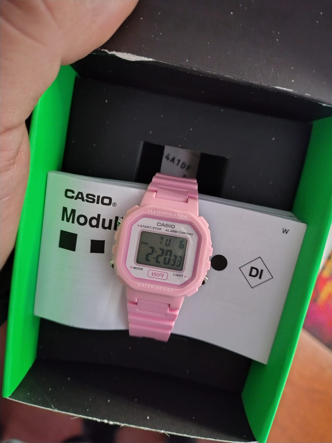 Customer photo review of Reloj Casio Vintage LA-20WH-4A1DF Rosado