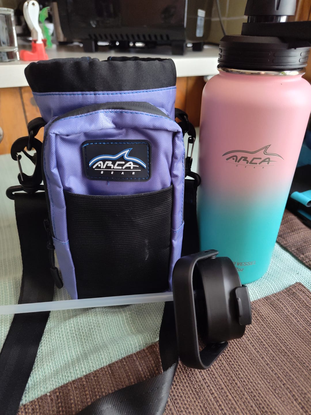Customer photo review of Hydro Carrier & Stainless Steel Hydro Vessel Water Bottle Combo Pack - Various Sizes