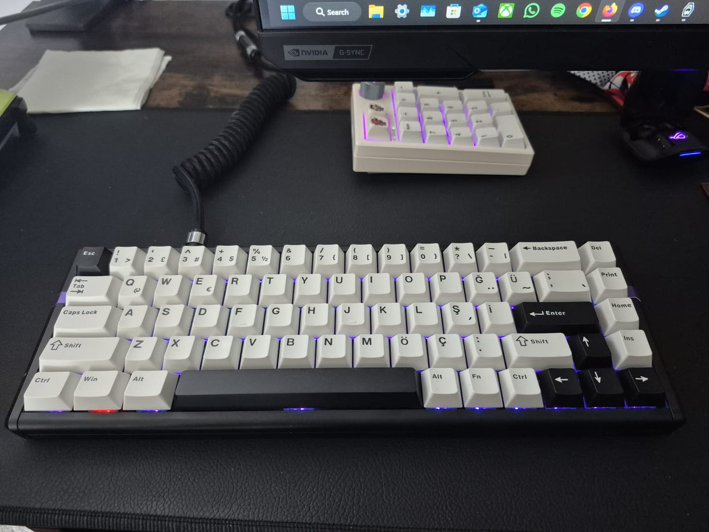 Customer photo review of ATK RS6 Alüminyum Klavye (Manyetik Switch / HE)