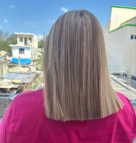 Customer photo review of Plancha Tecnología Doble Infrarrojo Diana Fletes Titanium Galvanizado 5 AÑOS DE GARANTÍA