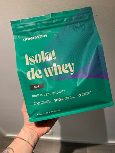 Customer photo review of Isolat de Whey Native