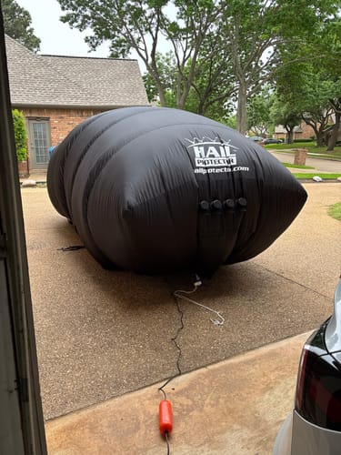 Customer photo review of CAR2 BLACK Cover + Cover Storage Bag + Installed Cinch Wand