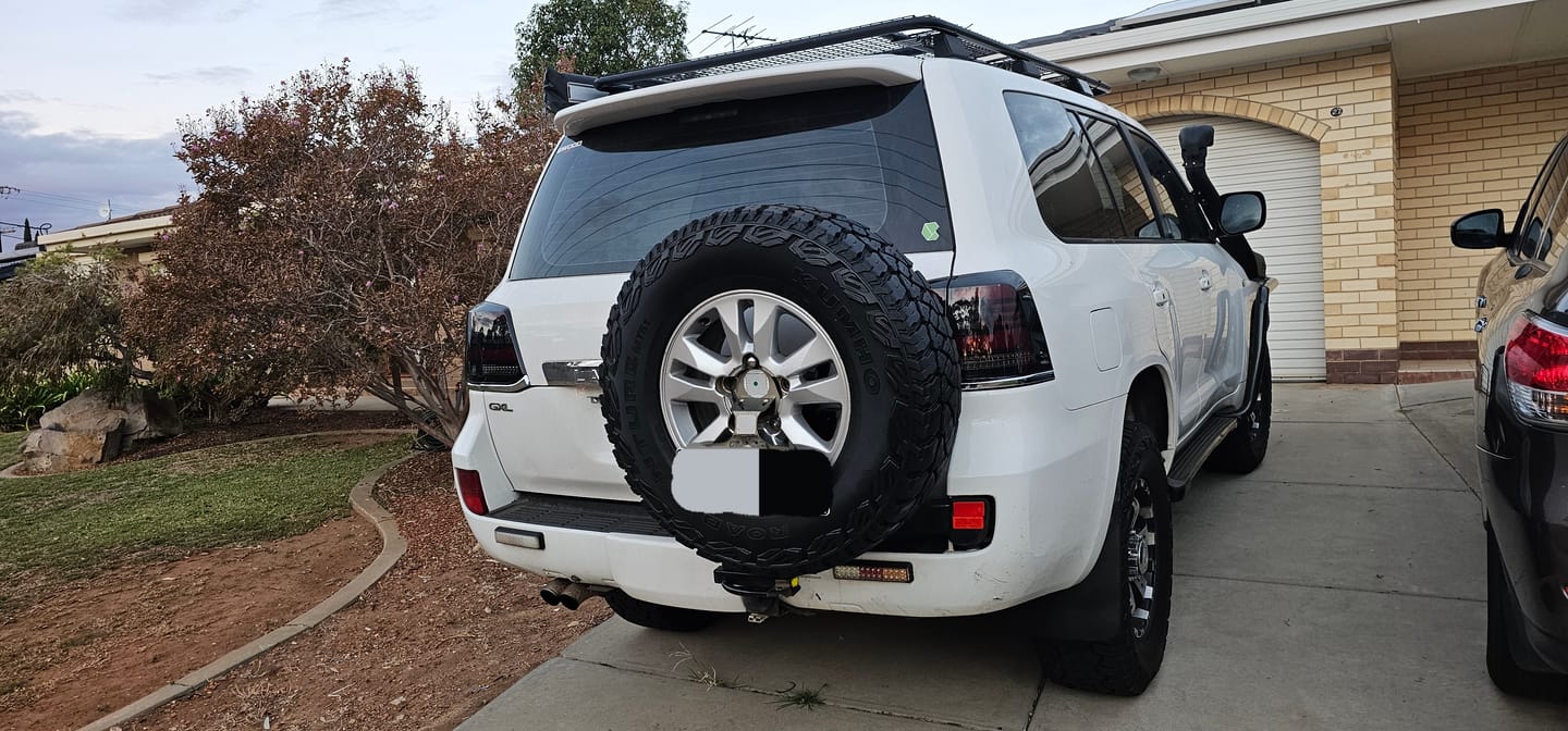 Customer photo review of LED Tail Lights suitable for use with Toyota LandCruiser 200 Series 2008-2015