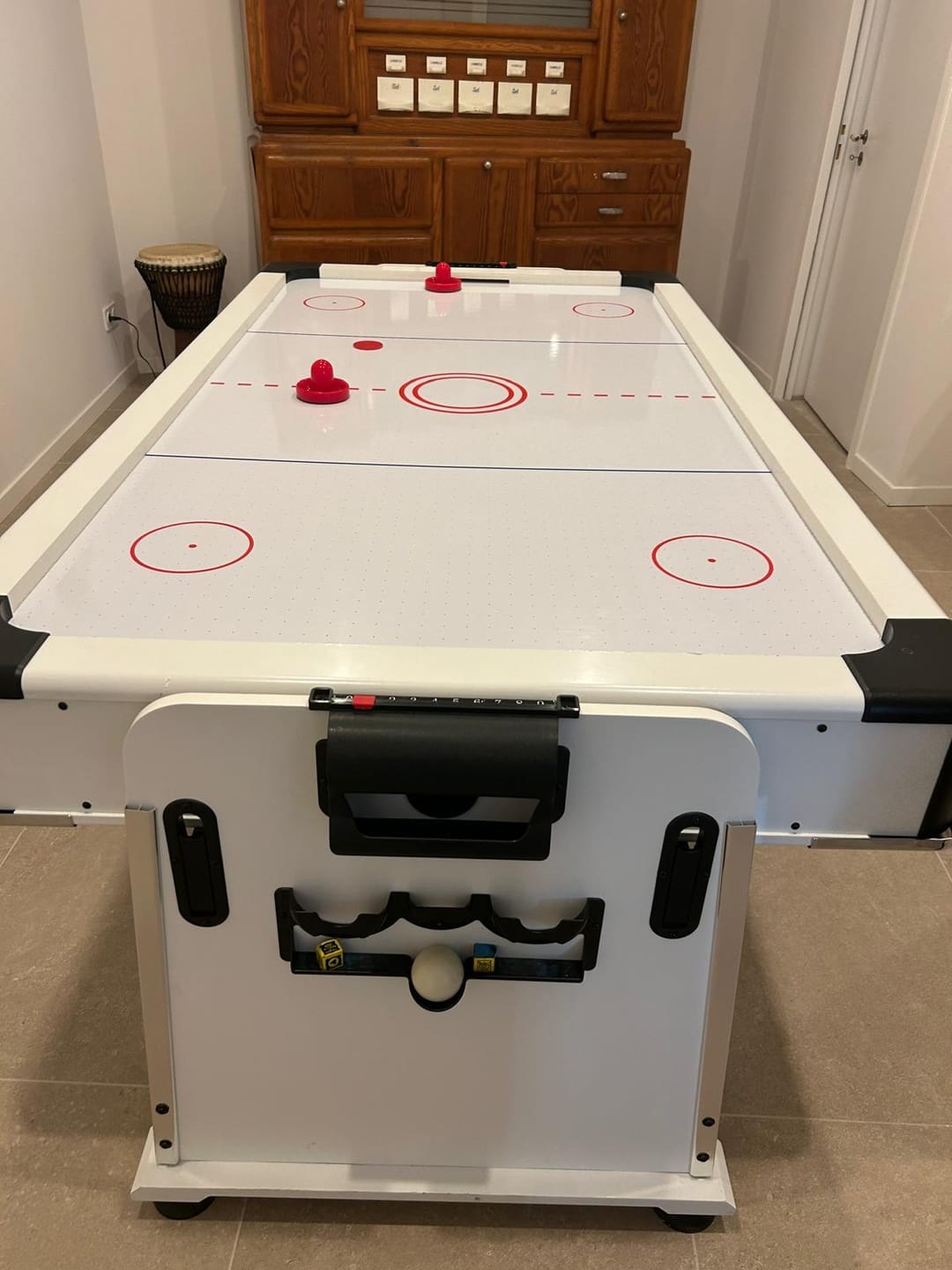 Customer photo review of Table multi-jeux billard air hockey ping pong noir
