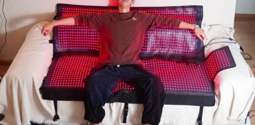 Customer photo review of LUMYHEALTH™ Red Light Therapy Bag For Full Body