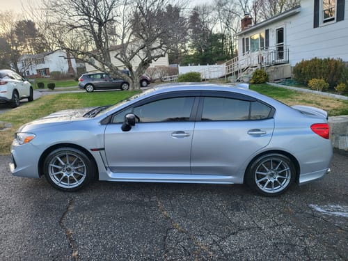 Customer photo review of Subaru WRX Generations Garage Flag