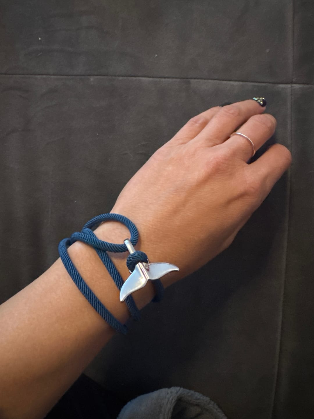Customer photo review of Whale Tracking Bracelet