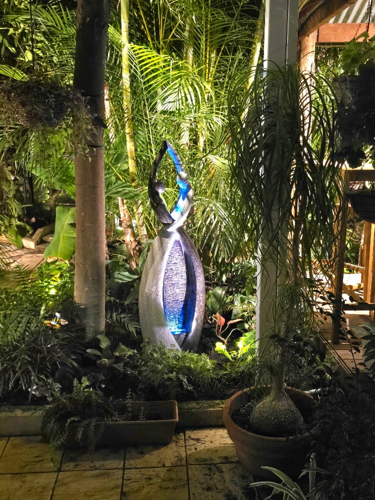 Customer photo review of Harmony Dancers Tall Indoor & Outdoor Water Feature - 145cm