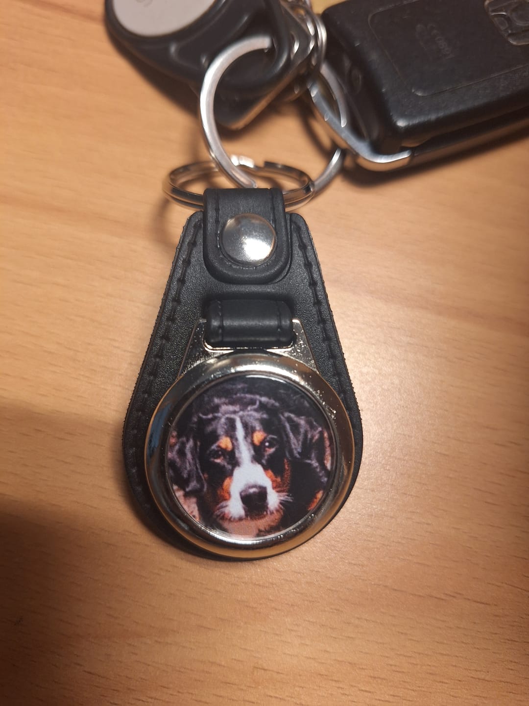 Customer photo review of Schlüsselanhänger-Bundle Leder 3x dein Foto für nur 19,90 €