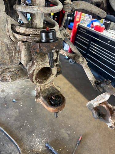 Customer photo review of 2003-2013 Cummins Upper & Lower Ball Joint Package (0313BJPACK)
