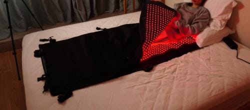 Customer photo review of LUMYHEALTH™ Red Light Therapy Bag For Full Body