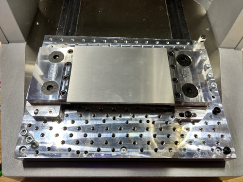 Customer photo review of Makera Carvera Air Fixture Tooling Plate