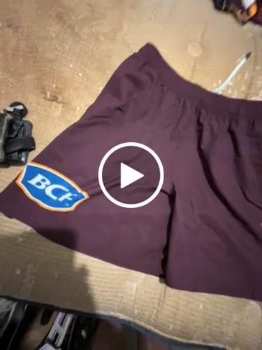 Customer video review of 2025 Brisbane Broncos Training Shorts - Maroon